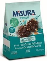 MISURA Privolat ciastka z kakao i preparowanym ryżem 125 g