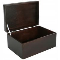 Pudełko drewniane brązowe z wiekiem 30x20x14 cm