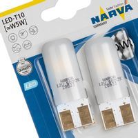 Żarówki LED W5W NARVA Range Performance LED T10 12V 0.5W (6000K)
