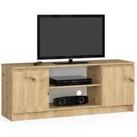 Szafka RTV 140 cm pod telewizor - dąb artisan