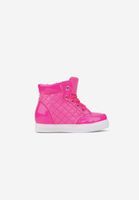 Buty dziecięce botki dziewczynki sneakersy różowe 9 Jilani 28 Różowy