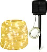 Girlanda 100 LED Łańcuch Świetlny Lampki Ogrodowe Solarna 10m