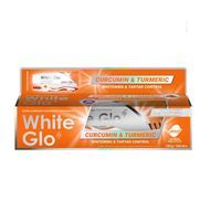 WHITE GLO_SET Curcumin&Turmeric Whitening Tootphaste wybielająca pasta do zębów 150g/100ml + szczoteczka