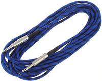 Kabel przewód instrumentalny Jack 6,3 mm 9 m sznurówka