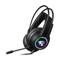 VARR GAMING RGB HEADSET USB 2X3.5 MIC VH8030 BLACK [45553]