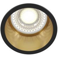 Lampa do zabudowy Reif DL049-01GB oczko złote czarne