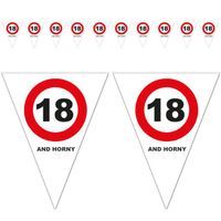 Baner flagi "Urodziny 18 Traffic Birthday", Funny Fashion, 5 m