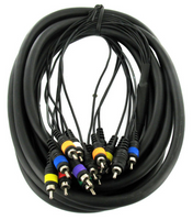 Kabel wieloparowy multicore RCA - RCA 5 m