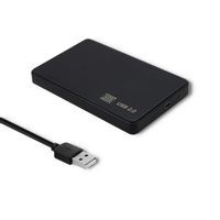 Qoltec Obudowa/kieszeń do dysków HDD/SSD 2.5" SATA3 | USB 2.0 | Czarny