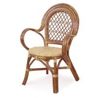 RattaNeo Coral k46 krzesło koniak rattan naturalny