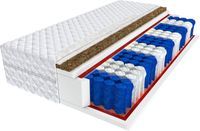 Materac 160x200 Kokos 9-stref HOME Plus Wysokość 17cm