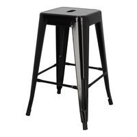 Hoker Paris 66cm czarny inspirowany Tolix