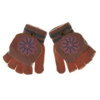 Rękawiczki dla dziewczynki mitenki z klapką Scorpio Pink 16