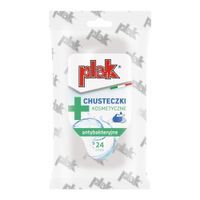 PLAK CHUSTECZKI KOSMETYCZNE ANTYBAKTERYJNE 24 SZT/ PLAK ANTIBACTERIAL COSMETIC WIPES 24 PCS