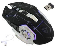 BEZPRZEWODOWA MYSZ Myszka Gamingowa LED RGB Plug&Play AK302A