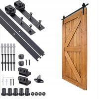 ZESTAW OKUĆ SYSTEM DRZWI PRZESUWNYCH BARN DOOR 2m LOFT RETRO BARNDOOR