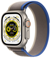 Apple Watch Ultra Cellular 49mm Tytanowy z opaską Trail M/L w kolorze niebieskim/szarym