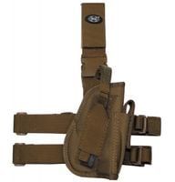 Kabura na pistolet na udo coyote tan prawa