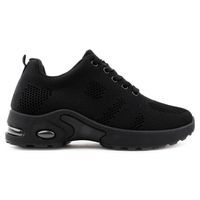 Sneakersy BUTY DAMSKIE SPORTOWE DO BIEGANIA czarne 3 Tejera 39 Czarny