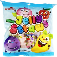 Żelki owocowe Mini Jelly Straws, różne smaki 200g - Speshow