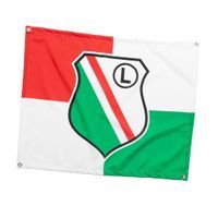 Legia Warszawa flaga dekoracyjna duża szachownica