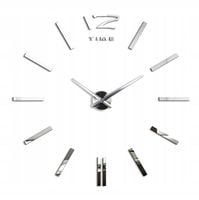 Zegar ścienny duży DIY 70-130 CM 3D XXL Lustro