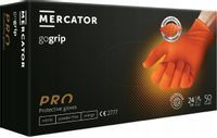 Rękawice nitrylowe Mercator gogrip orange L 50 szt