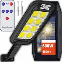 LAMPA SOLARNA LATARNIA ULICZNA LED PILOT COB ELEWACYJNA OGRODOWA CZUJNIK