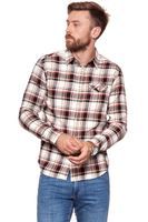 KOSZULA WRANGLER LS 1PKT FLAP SHIRT RED W5932SN47 M