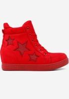 Sneakersy botki czerwone 8 Matryosha 38 Czerwony