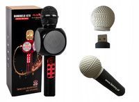 Karaoke mikrofon z głośnikiem + pendrive muzyczny