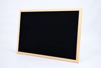 Tablica kredowa magnetyczna czarna 60x90 drewno