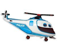 Balon foliowy "Helikopter Policyjny", FLEXMETAL, 24" SHP