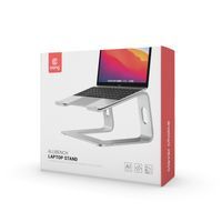 Crong AluBench - Ergonomiczna podstawka pod laptopa z aluminium (grafitowy)