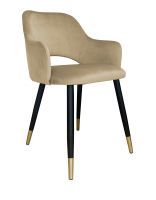 Krzesło Milano noga czarna/złota MG06