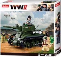 KLOCKI SLUBAN WWII Czołg BT-7, 347 elem. kompatybilne z LEGO