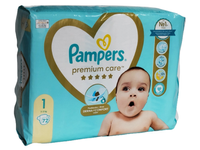 Pieluchy Pampers Premium care 1 (2-5kg) - 72szt