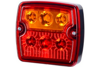 Lampa zespolona tylna HORPOL LZD 967 krótka, diodowa 12/24V