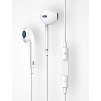 Słuchawki przewodowe Devia Smart EarPods jack 3,5mm białe