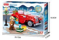 KLOCKI SLUBAN TOWN Samochód z prezentami święta Chrismas Time kompatybilne z LEG COB