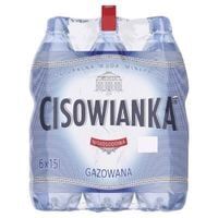 Cisowianka Naturalna woda mineralna gazowana 1,5 l x 6 sztuk