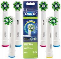 6 x BRAUN ORAL-B CROSS ACTION ORYGINALNE KOŃCÓWKI