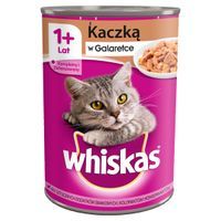 Whiskas 1+ lat Karma pełnoporcjowa z kaczką w galaretce 400 g