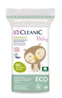 Cleanic Baby Eco Płatki Dla Niemowląt I Dzieci Organic - Biodegradowalne 1Op.-60Szt