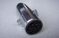 Wtyczka EURO "N" bez bolca aluminiowa 24V