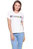 WRANGLER T SHIRT DAMSKI T-SHIRTS 80´S TEE WHITE W7010EV12 S