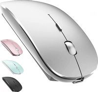 Mysz bezprzewodowa Bluetooth biurowa srebrna