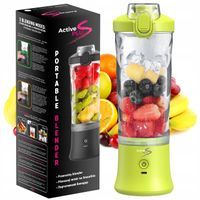 Turystyczny bezprzewodowy blender kielichowy | zielony