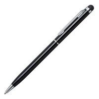 Długopis aluminiowy Touch Tip, Czarny, 20 szt