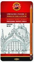 K oh-I-Noor ołówki ART 5B-5H KPL. 12 szt 1502/III